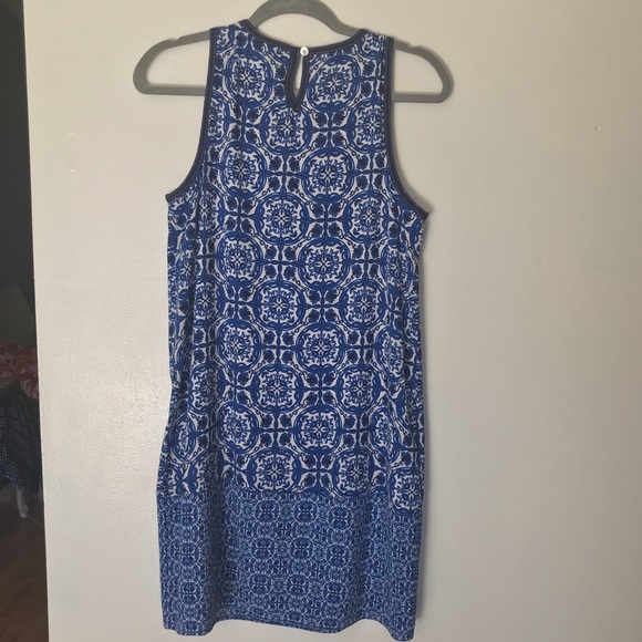 Mud Pie Blue and White Shift Dress - Picture 8 of 8